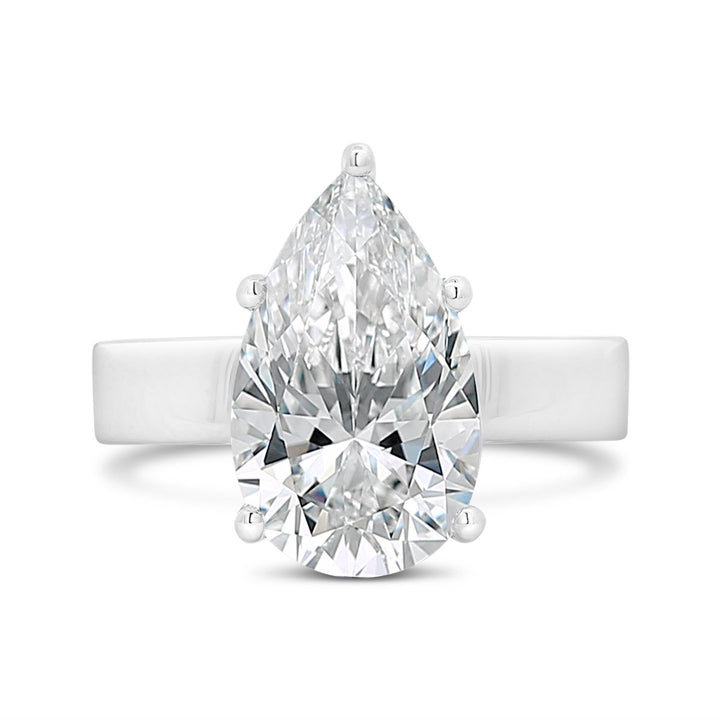 4mm Wide Solitaire Engagement Ring - YJC6504R - The Diamond Guys