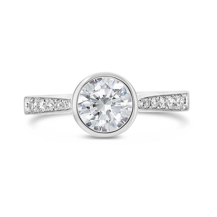 Diamond Engagement Ring Wedding Set - GR05886 - The Diamond Guys