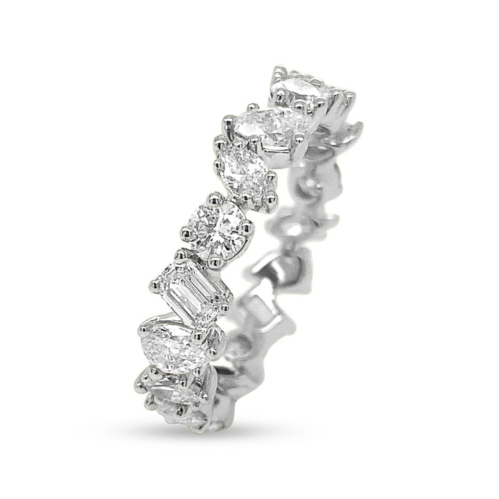 Multishape Diamond Eternity Ring - ARZ111008 - The Diamond Guys
