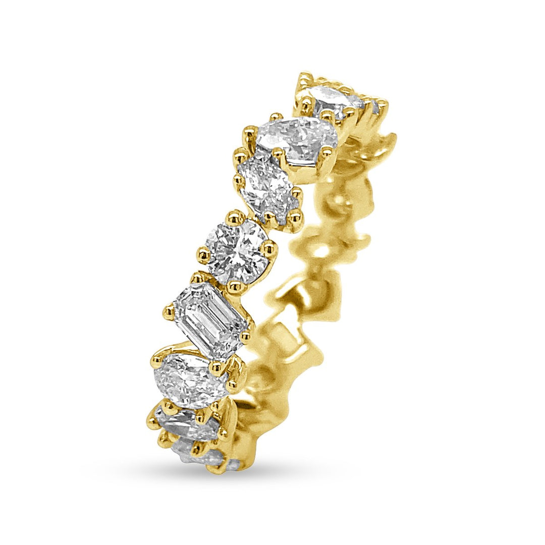 Multishape Diamond Eternity Ring - ARZ111008 - The Diamond Guys