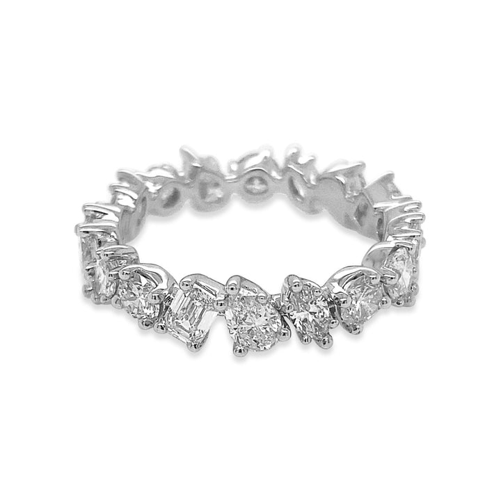 Multishape Diamond Eternity Ring - ARZ111008 - The Diamond Guys