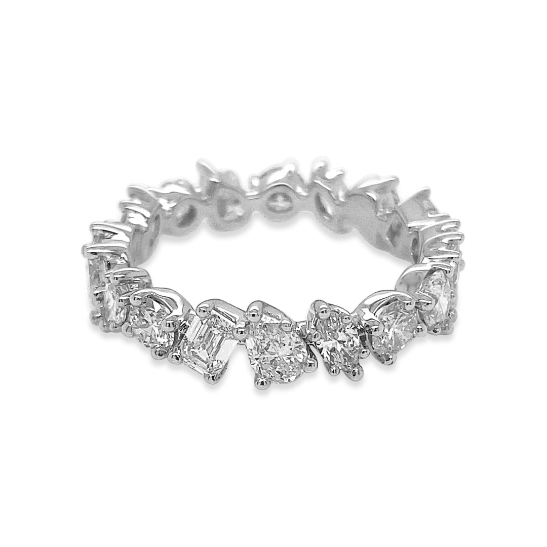 Multishape Diamond Eternity Ring - ARZ111008