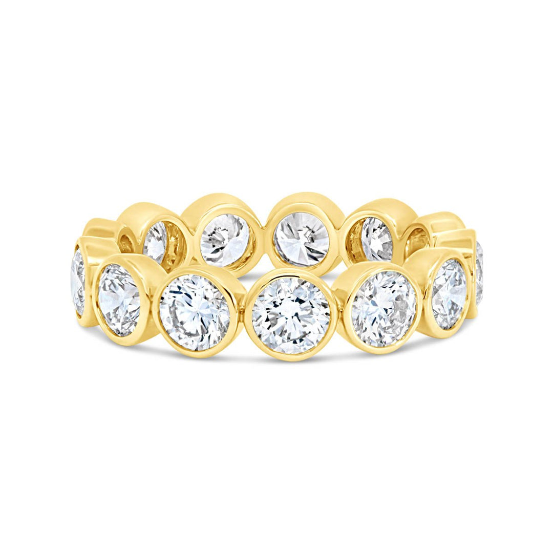 Lab Grown. Diamond Eternity Bezel Set Band  - 55863RY