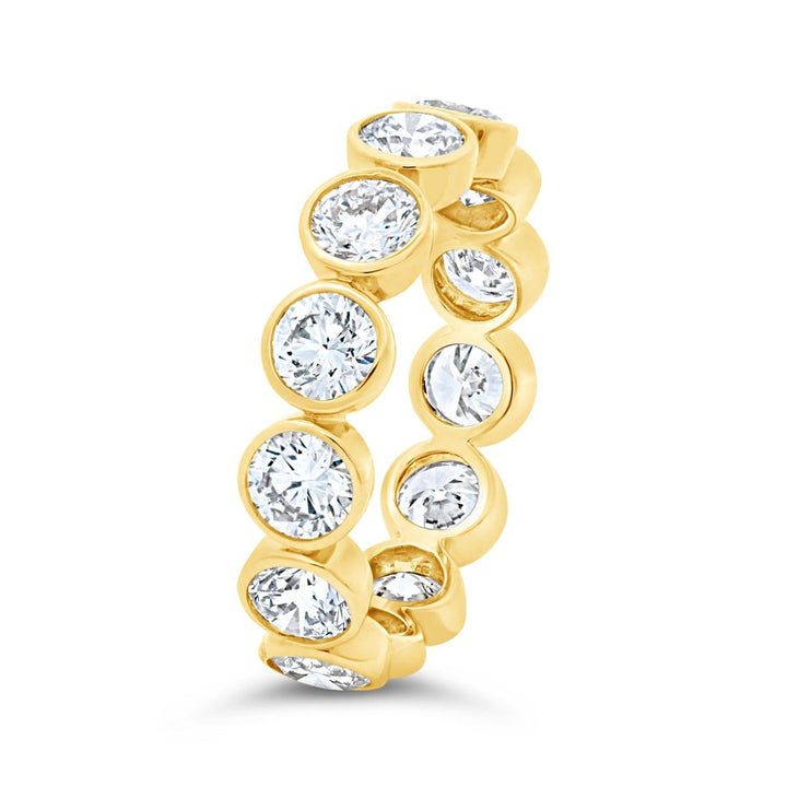 Lab Grown Diamond Eternity Bezel Set Band
