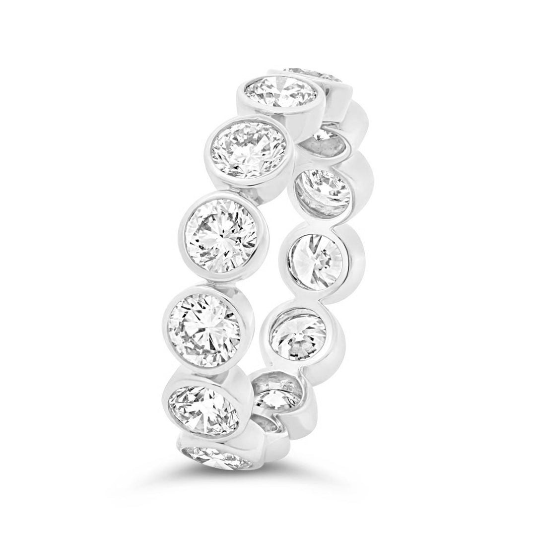 Lab Grown. Diamond Eternity Bezel Set Band  - 55863RY