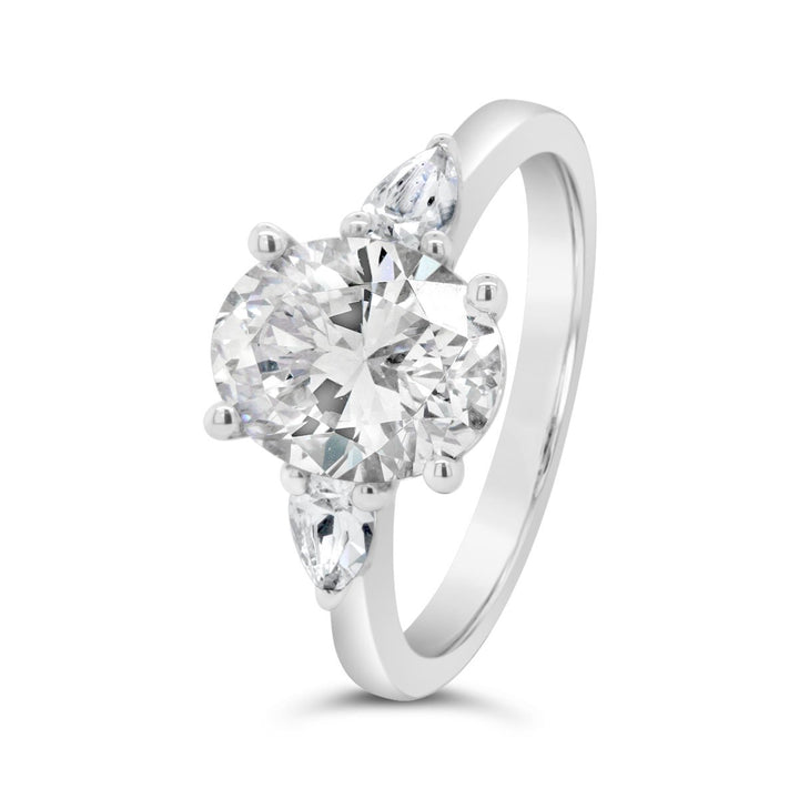 Three Stone Diamond Engagement Ring - The Diamond Guys