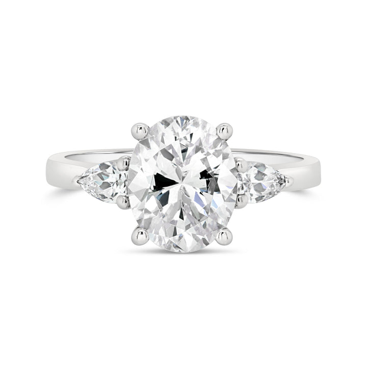 Three Stone Diamond Engagement Ring
