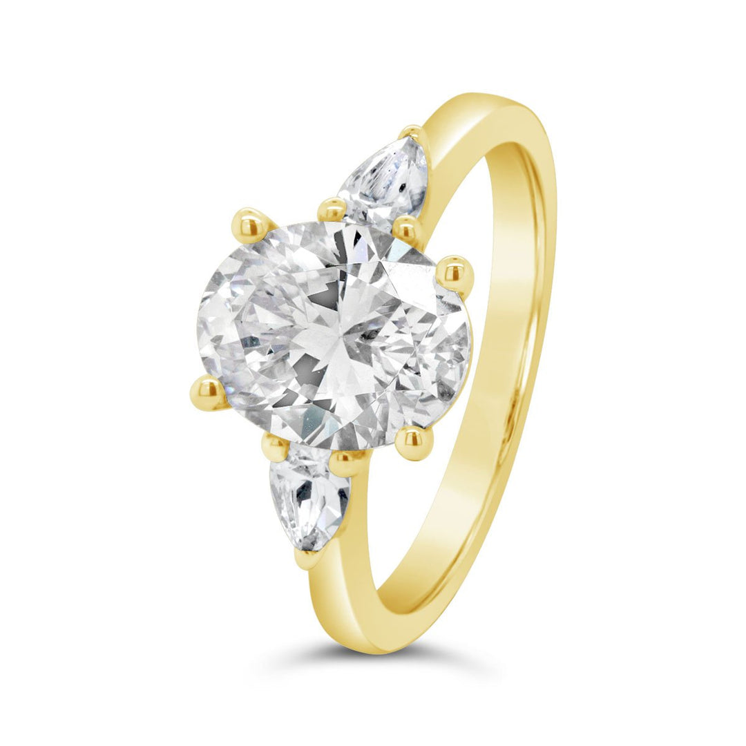 Three Stone Diamond Engagement Ring - The Diamond Guys