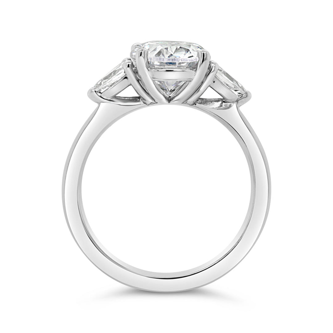 Three Stone Diamond Engagement Ring