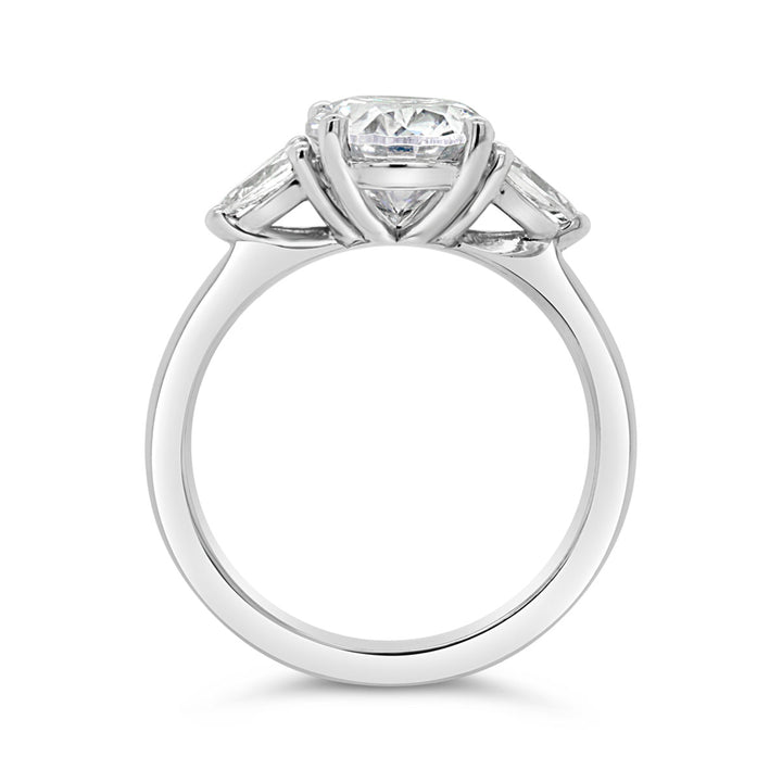 Three Stone Diamond Engagement Ring