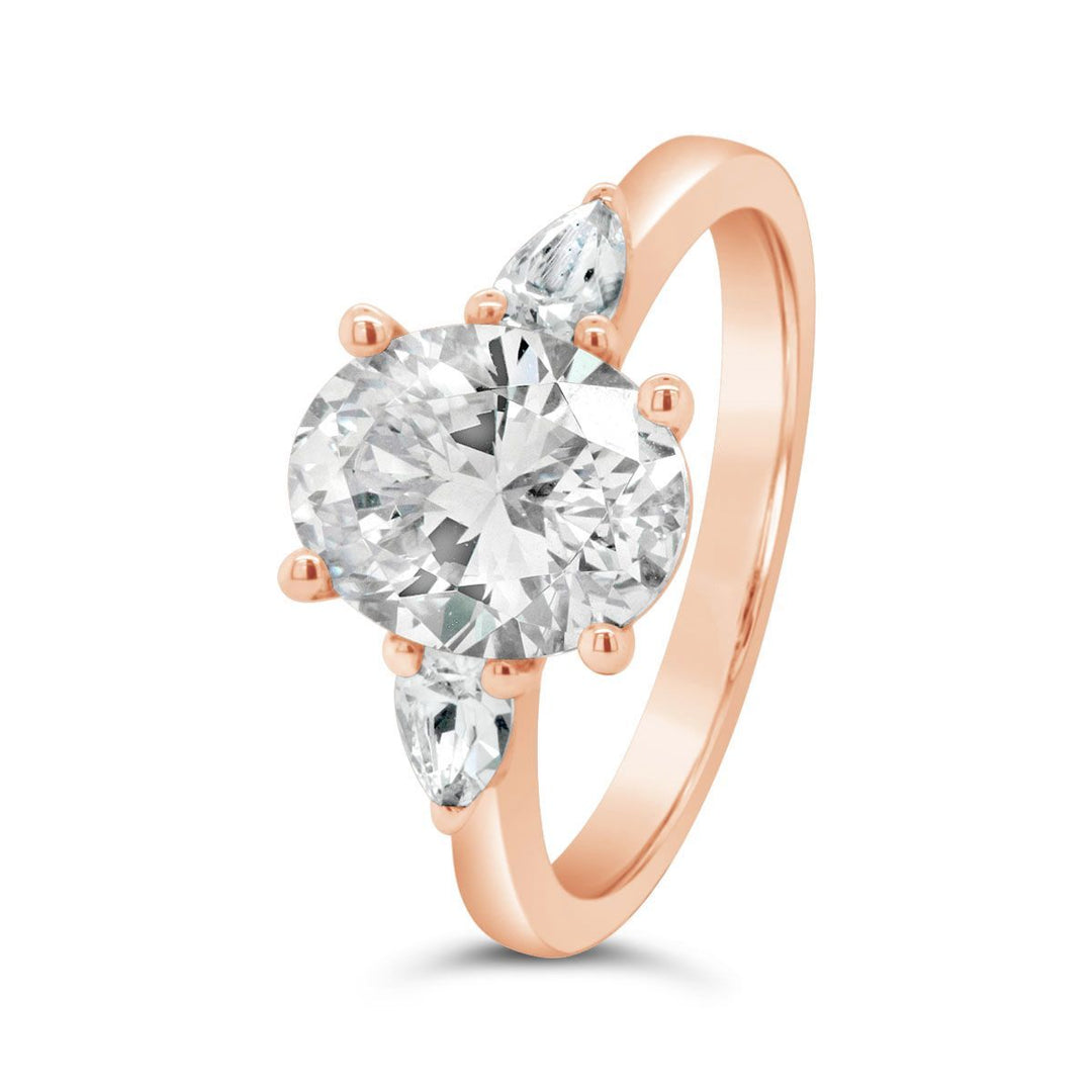 Three Stone Diamond Engagement Ring - The Diamond Guys