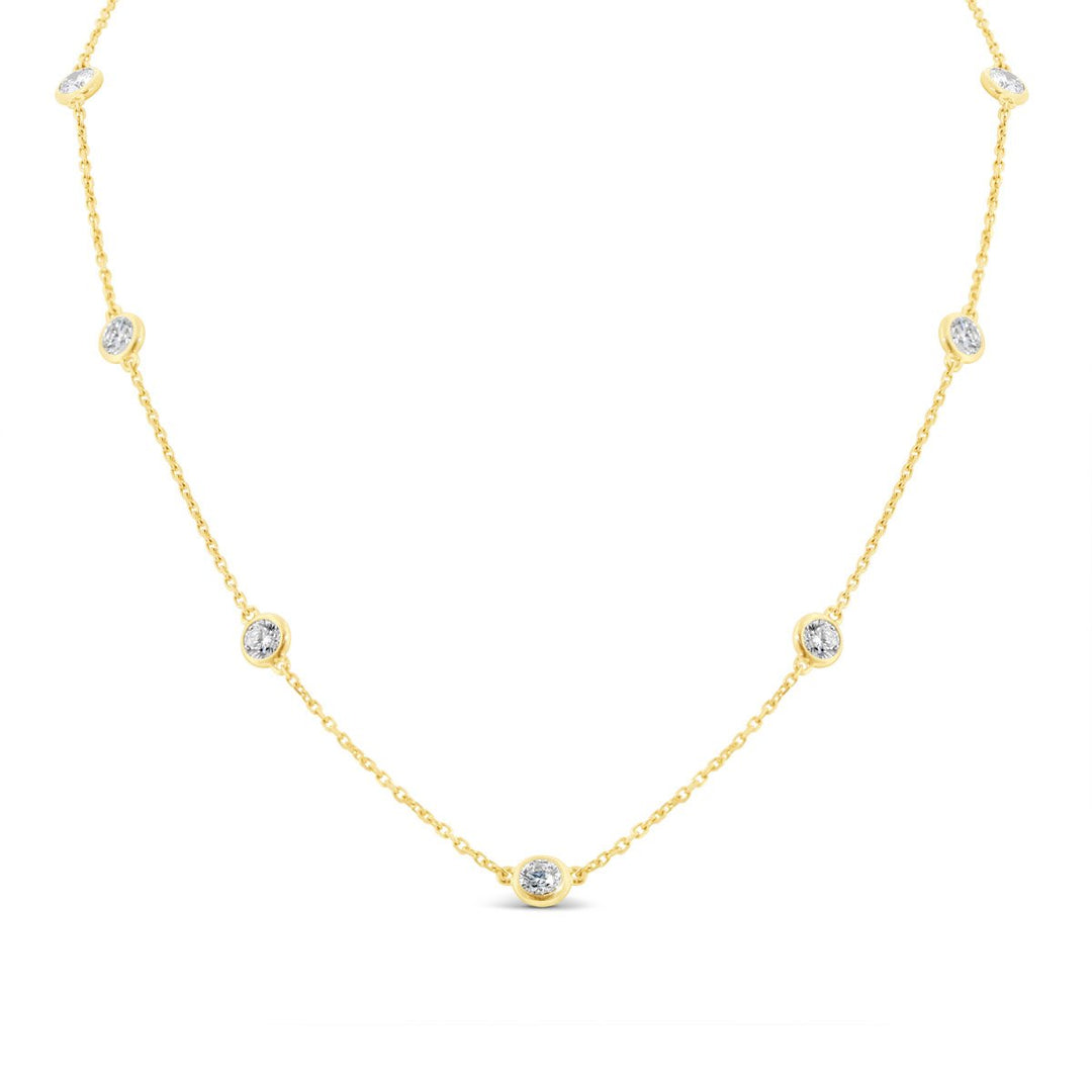 Lab Grown Diamonds by the Yard Necklace - TJ7334NHY - The Diamond Guys