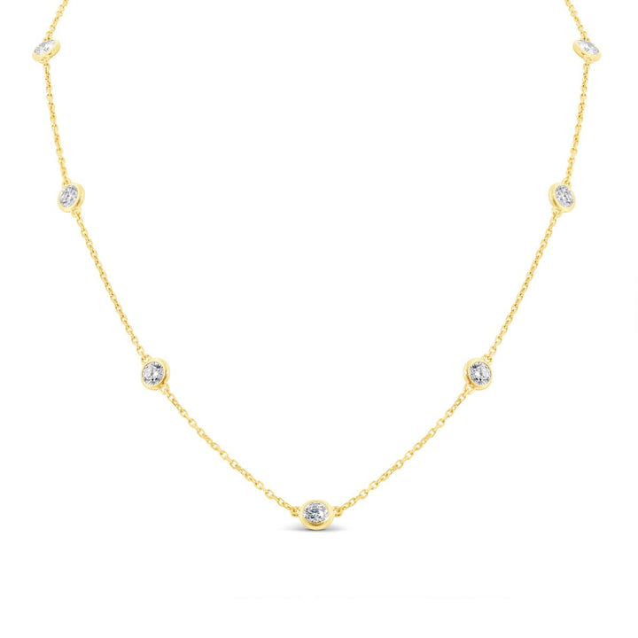 Lab Grown Diamonds by the Yard Necklace - TJ7334NHY - The Diamond Guys