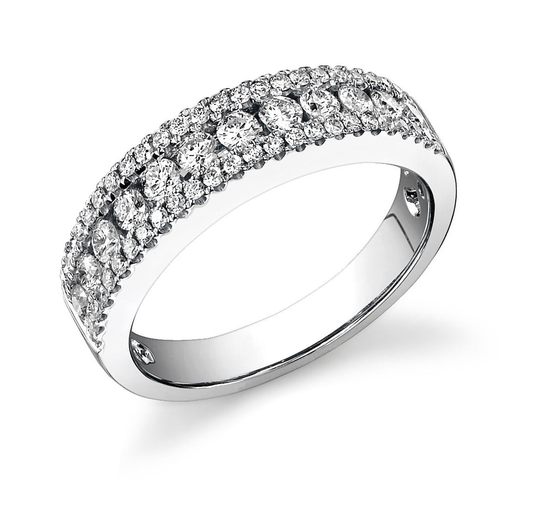 Yellow Gold Diamond Band - CR0558Y - The Diamond Guys