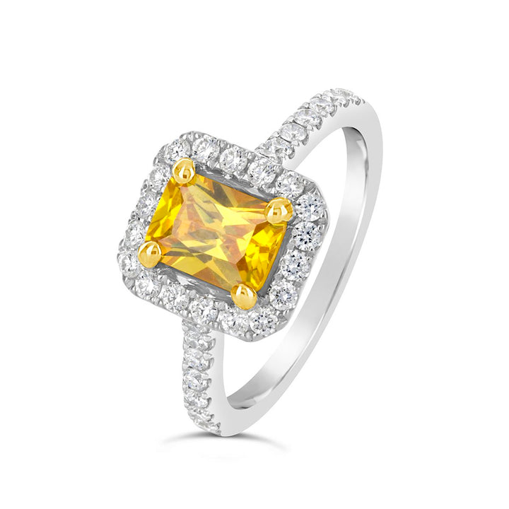 Diamond Halo Engagement Ring - The Diamond Guys
