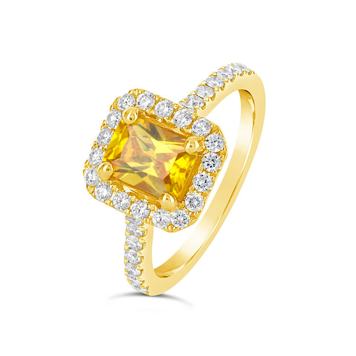 Diamond Halo Engagement Ring - The Diamond Guys