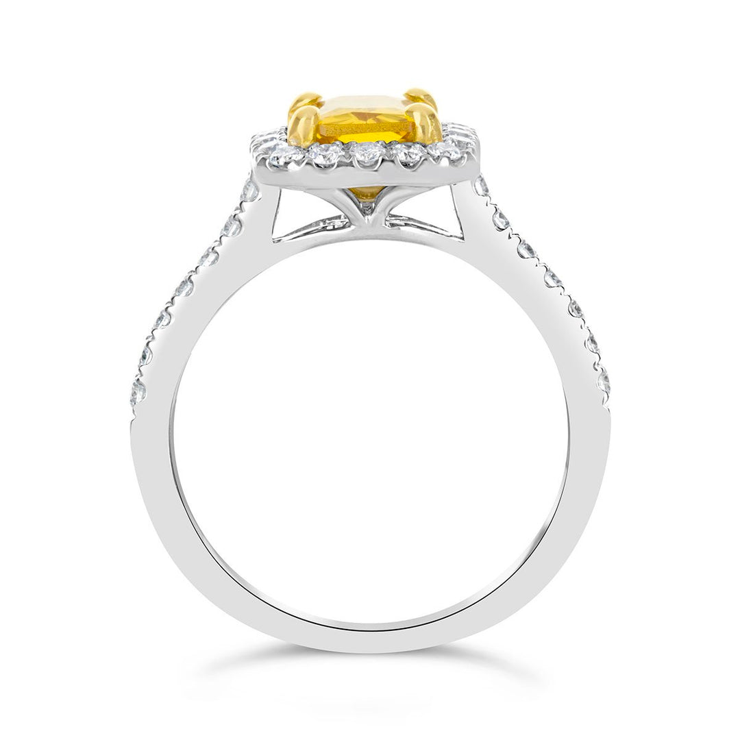 Diamond Halo Engagement Ring - The Diamond Guys