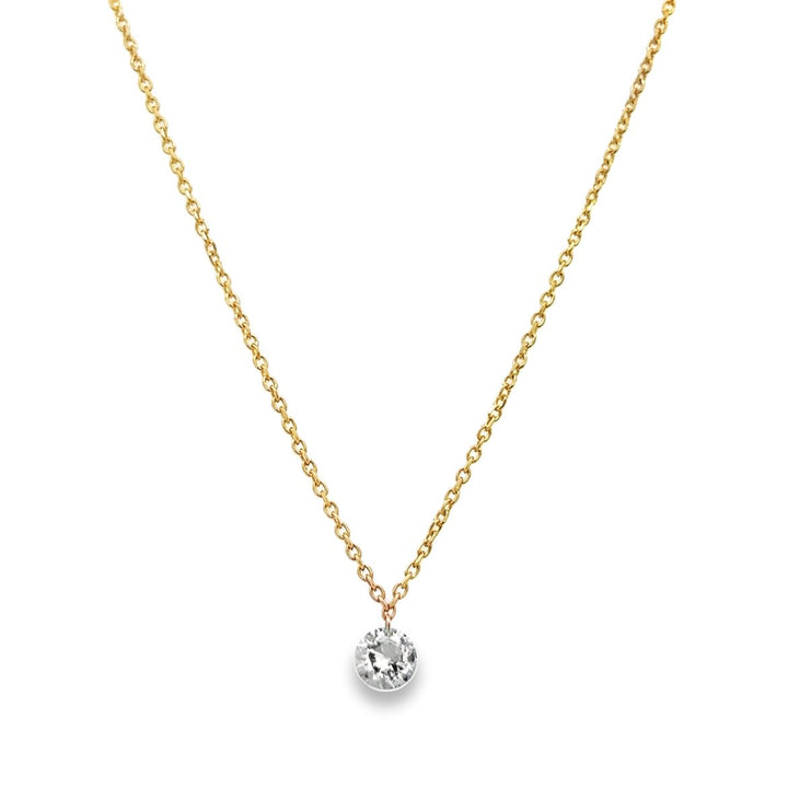 Yellow Gold Diamond Necklace - NC397D