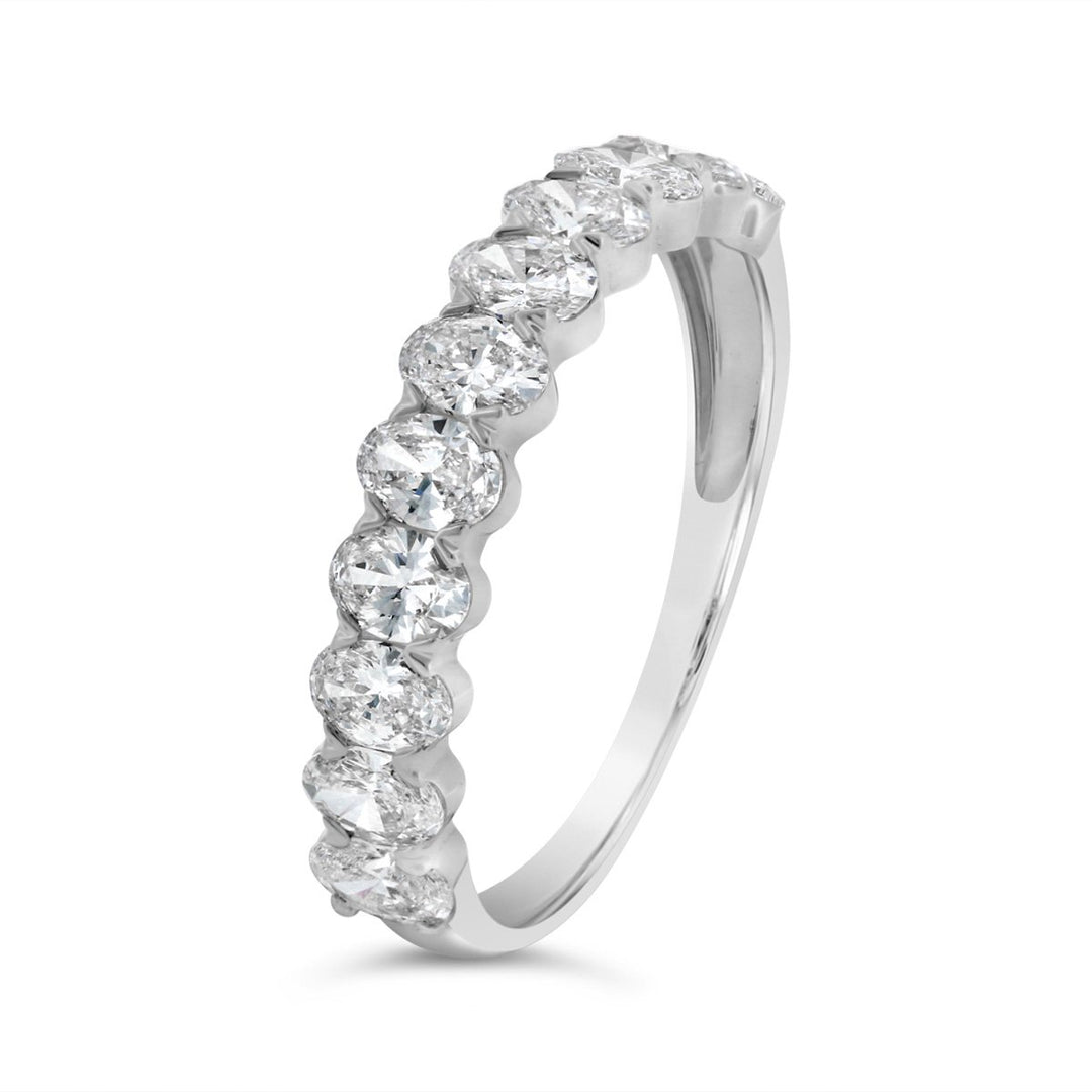 Half Way Set Lab Grown Diamond Band