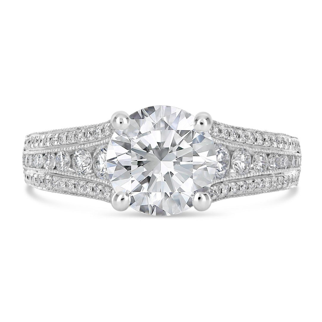 Vintage Style Diamond Engagement Ring - The Diamond Guys