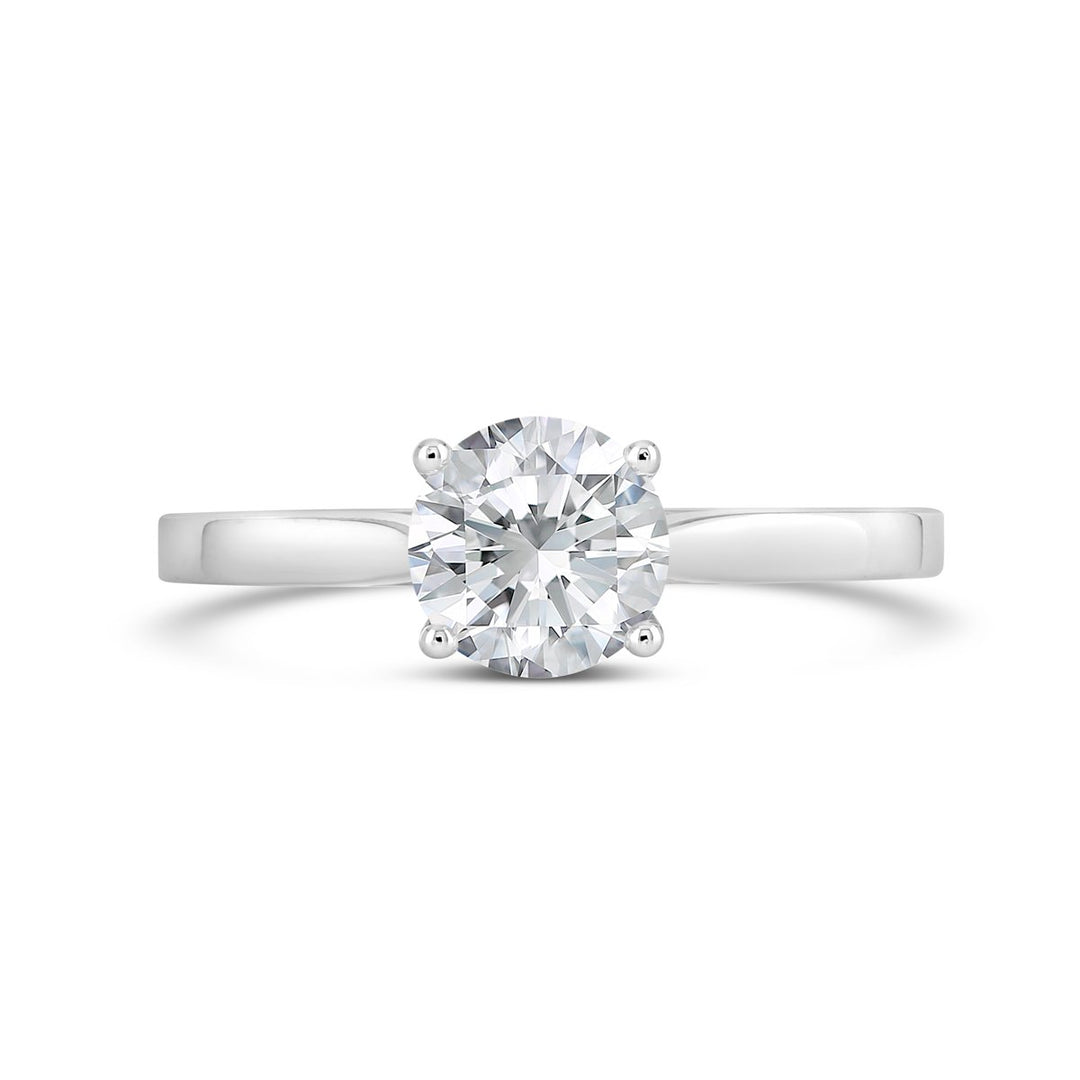 Diamond Engagement Ring and Ring Guard - YJA8754R - The Diamond Guys