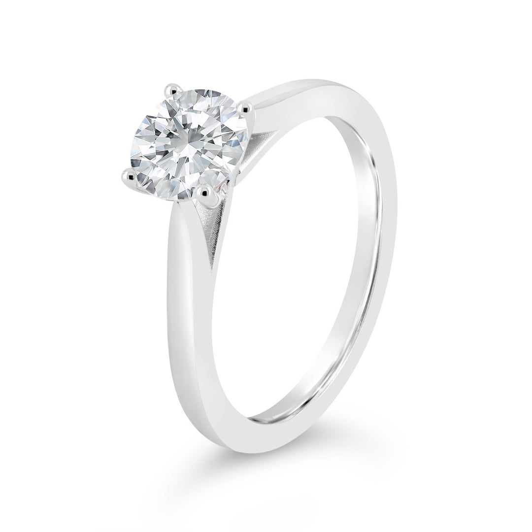 Diamond Engagement Ring and Ring Guard - YJA8754R - The Diamond Guys