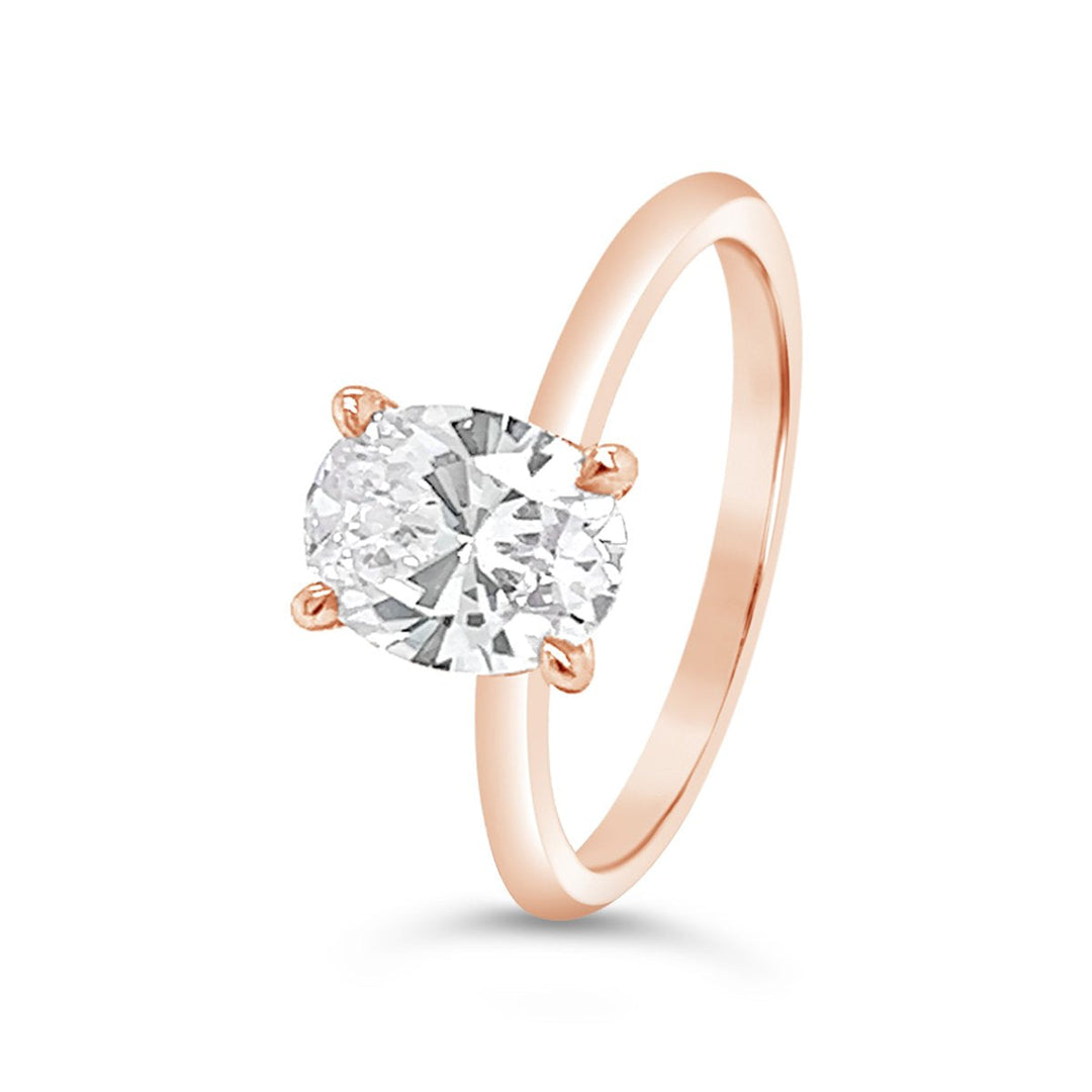 Solitaire Diamond Engagement Ring