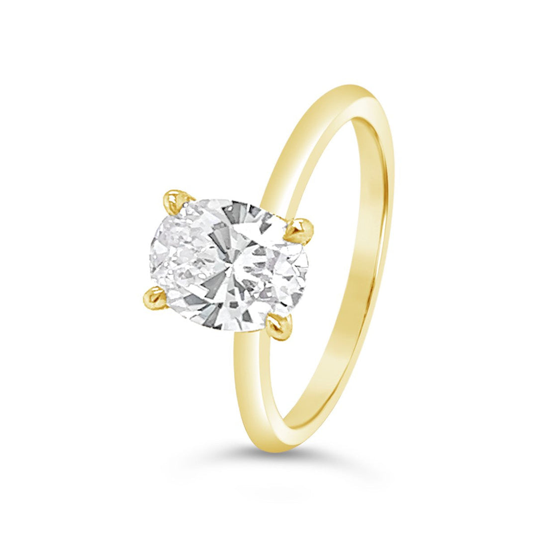 Solitaire Diamond Engagement Ring