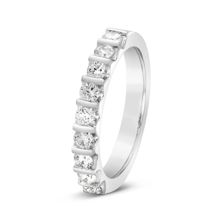 Shared Prongs Diamond Wedding Band - GSR25366