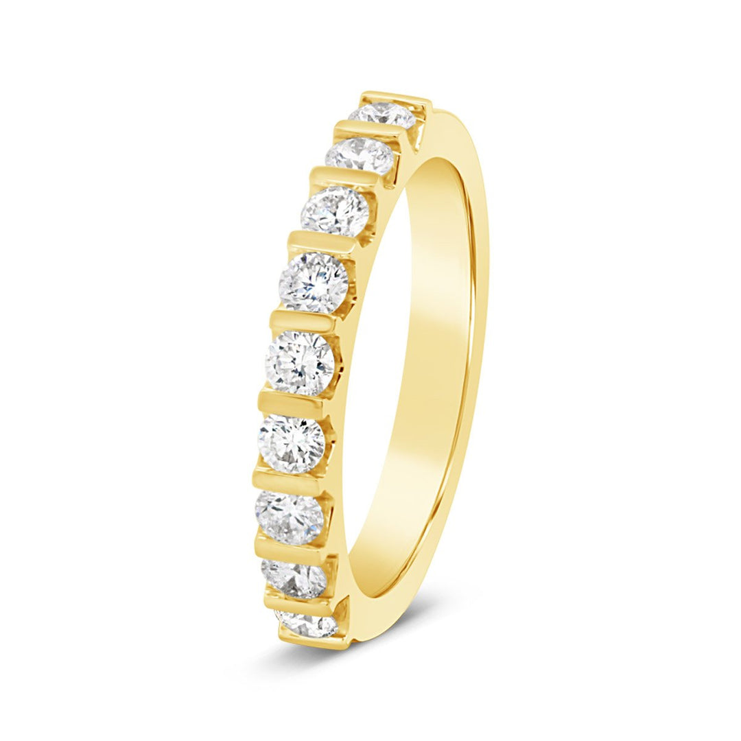 Shared Prongs Diamond Wedding Band - GSR25366