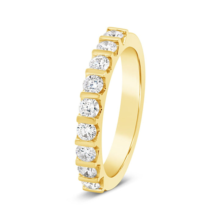 Shared Prongs Diamond Wedding Band - GSR25366