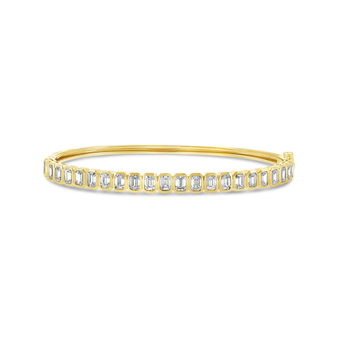 Lab Grown Diamond Bezel Set Bangle