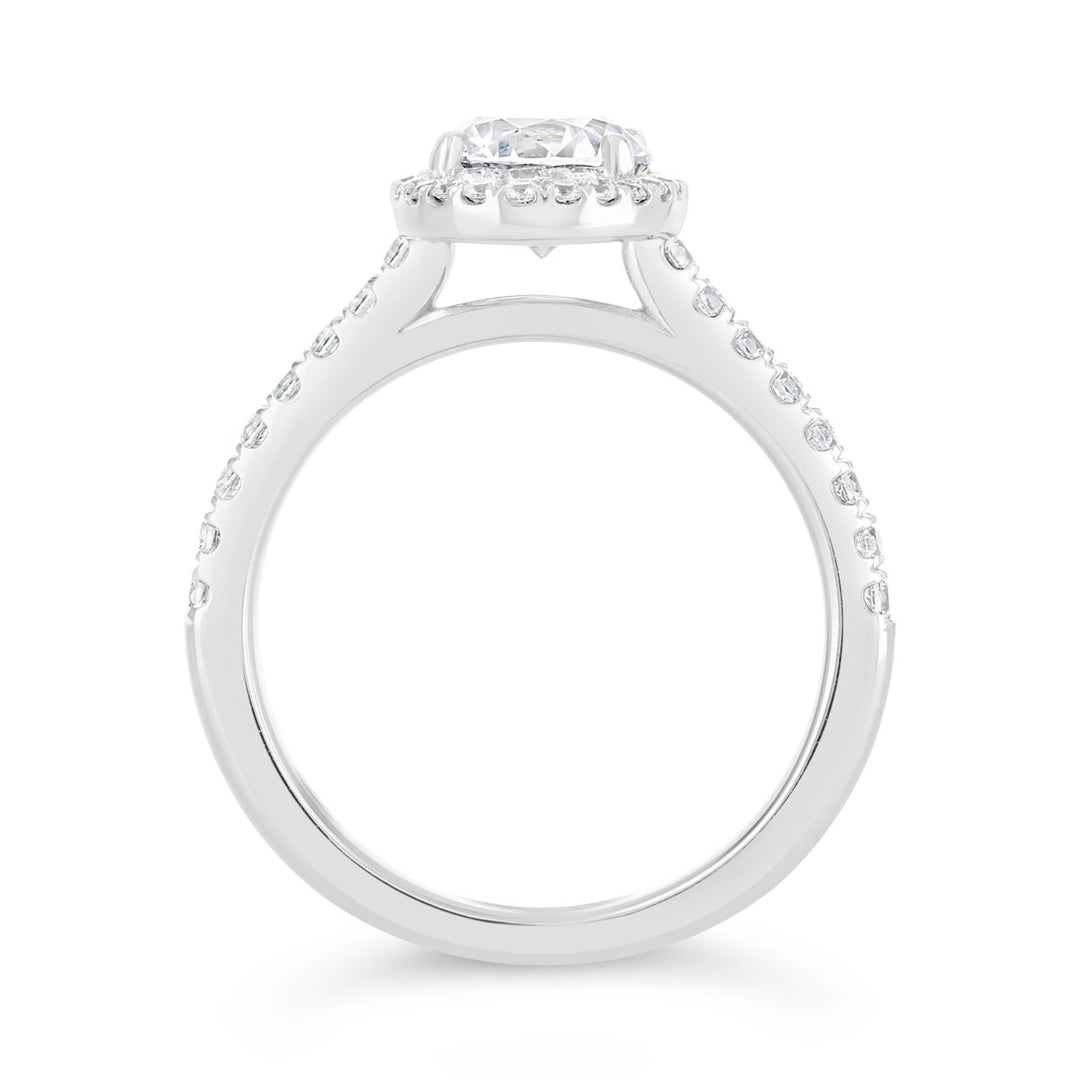 Halo Diamond Engagement Ring - The Diamond Guys
