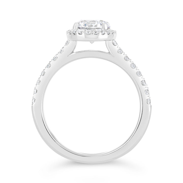 Halo Diamond Engagement Ring - The Diamond Guys