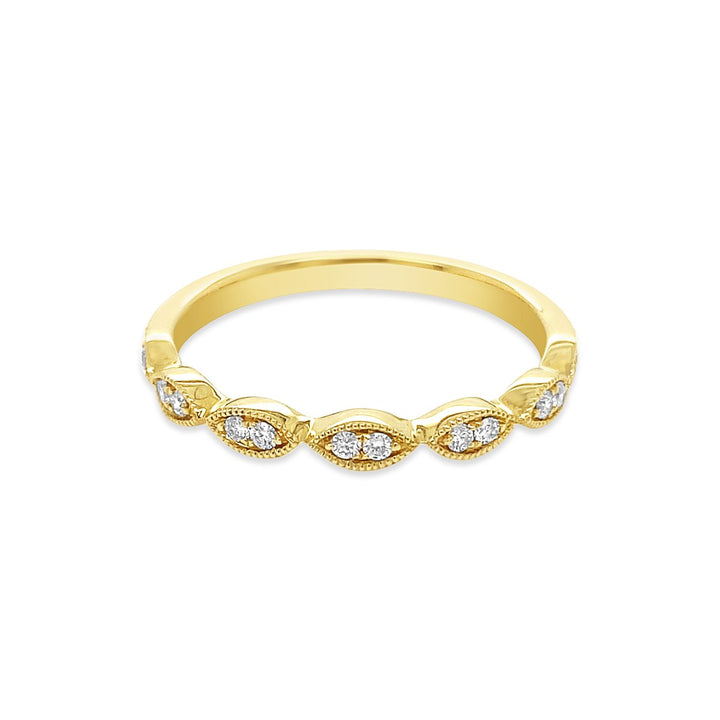 Vintage Inspired Diamond Band with Milgrain Finish - GSR17473-B