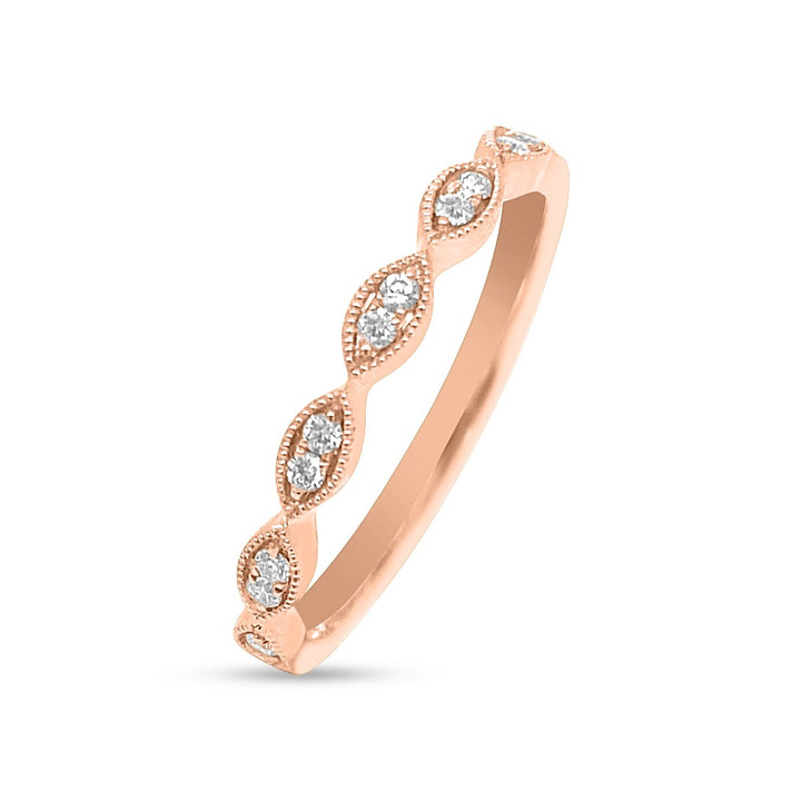 Vintage Inspired Diamond Band with Milgrain Finish - GSR17473-B