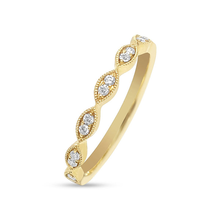 Vintage Inspired Diamond Band with Milgrain Finish - GSR17473-B