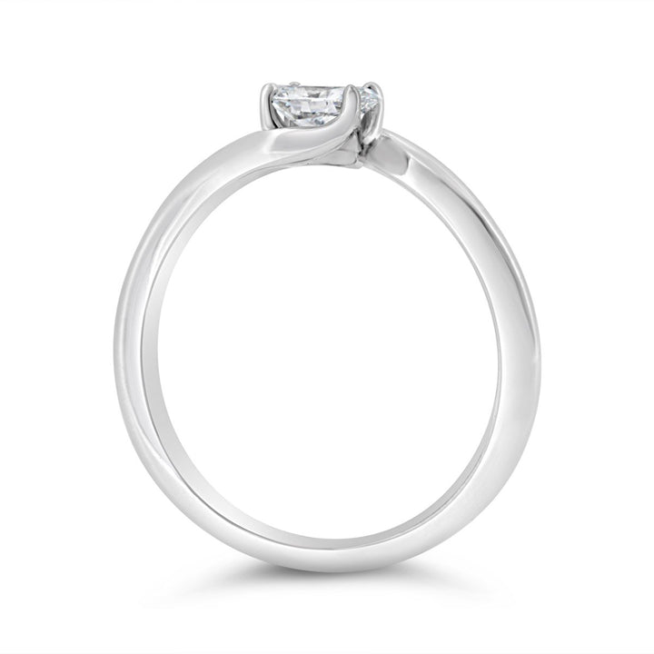 Lab Grown Diamond Solitaire Ring - 72042-OV