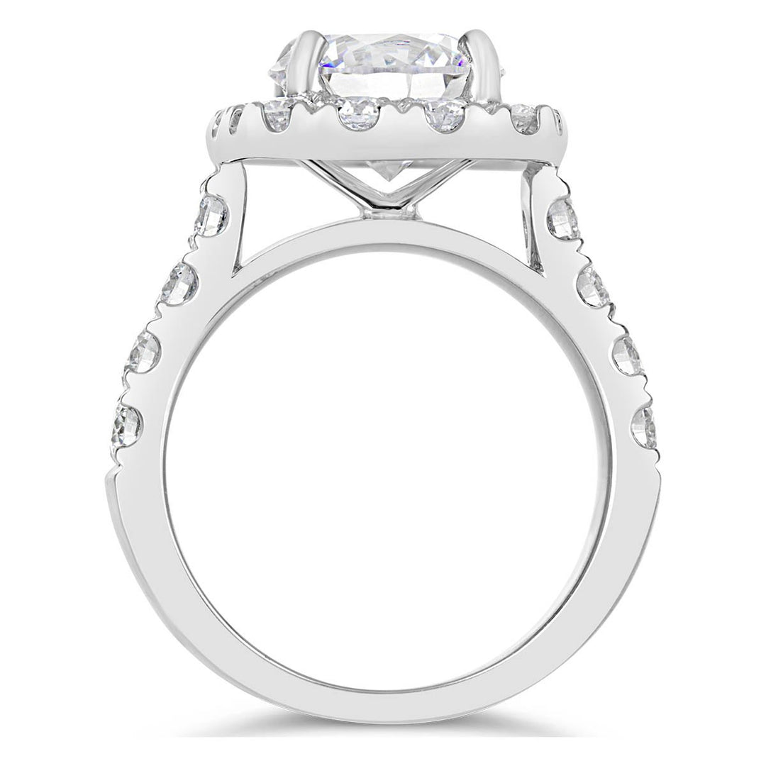 Diamond Halo Engagement Ring - The Diamond Guys