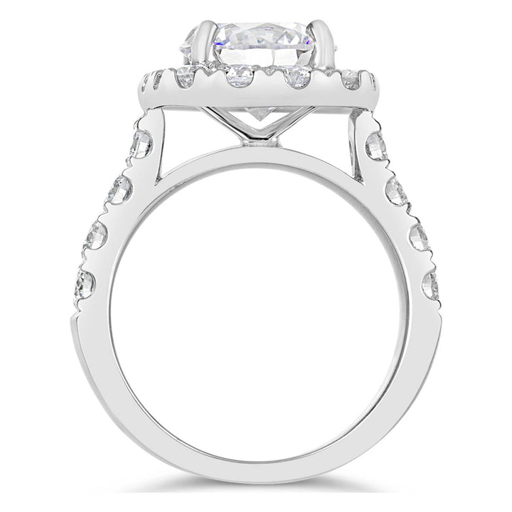 Diamond Halo Engagement Ring - The Diamond Guys