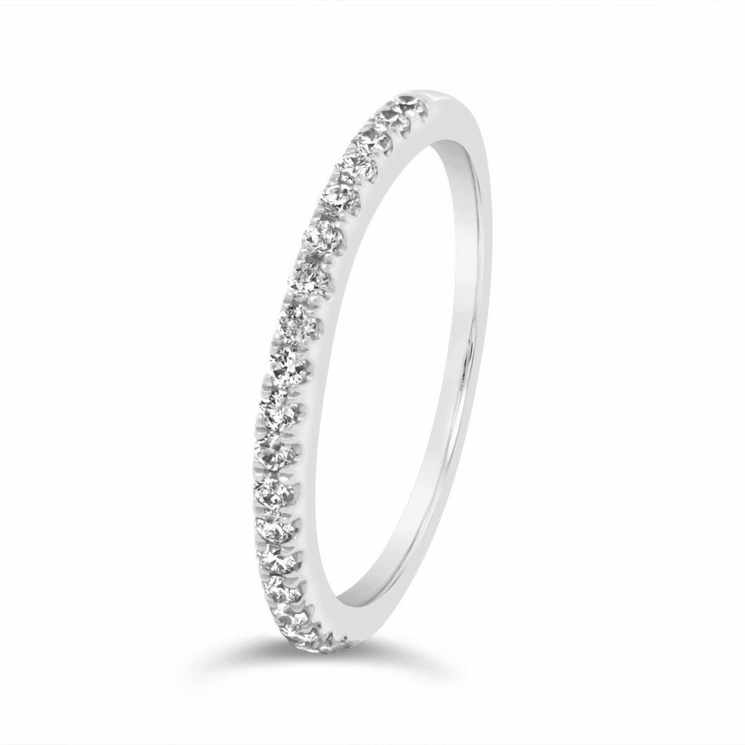 Half Way Set Classic Diamond Band - GR2280-WB