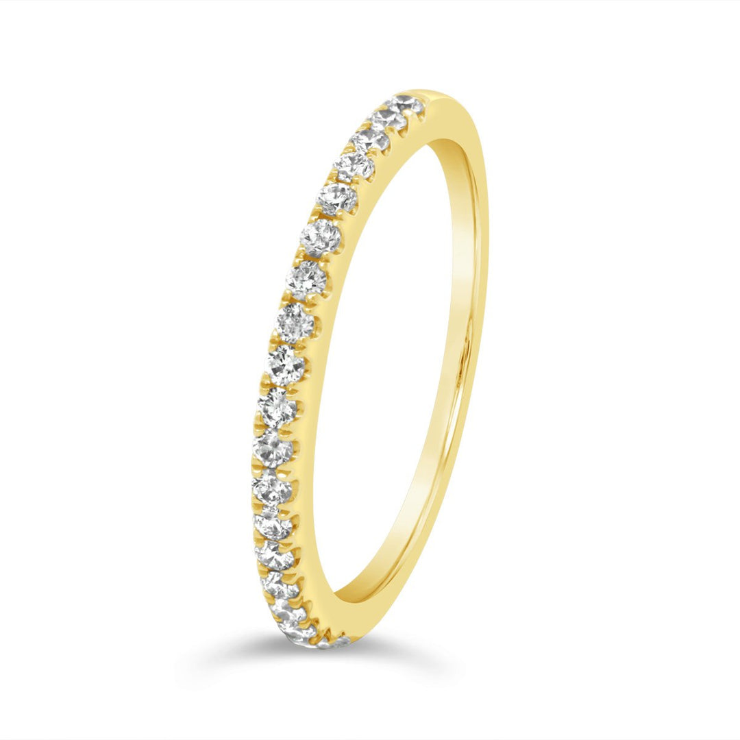 Half Way Set Classic Diamond Band - GR2280-WB