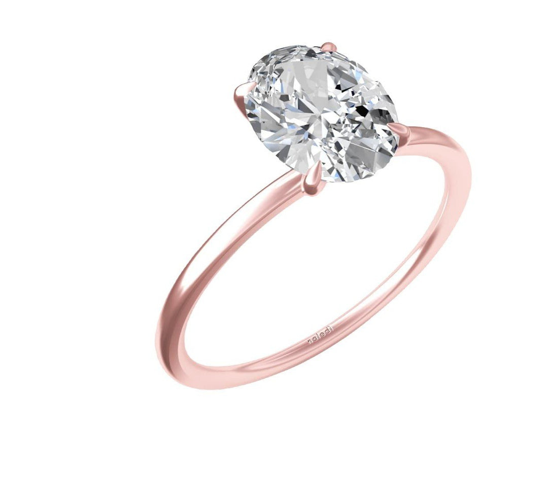 Low Profile Solitaire Engagement Ring - The Diamond Guys