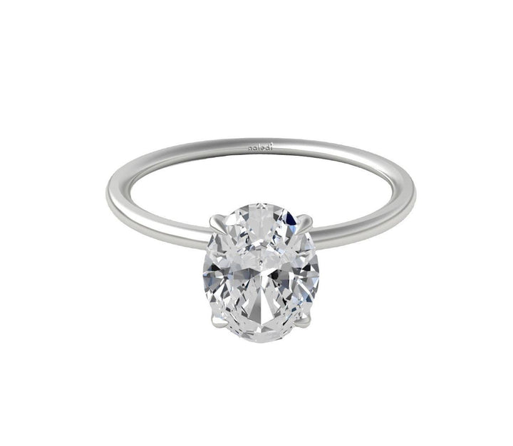 Low Profile Solitaire Engagement Ring - The Diamond Guys