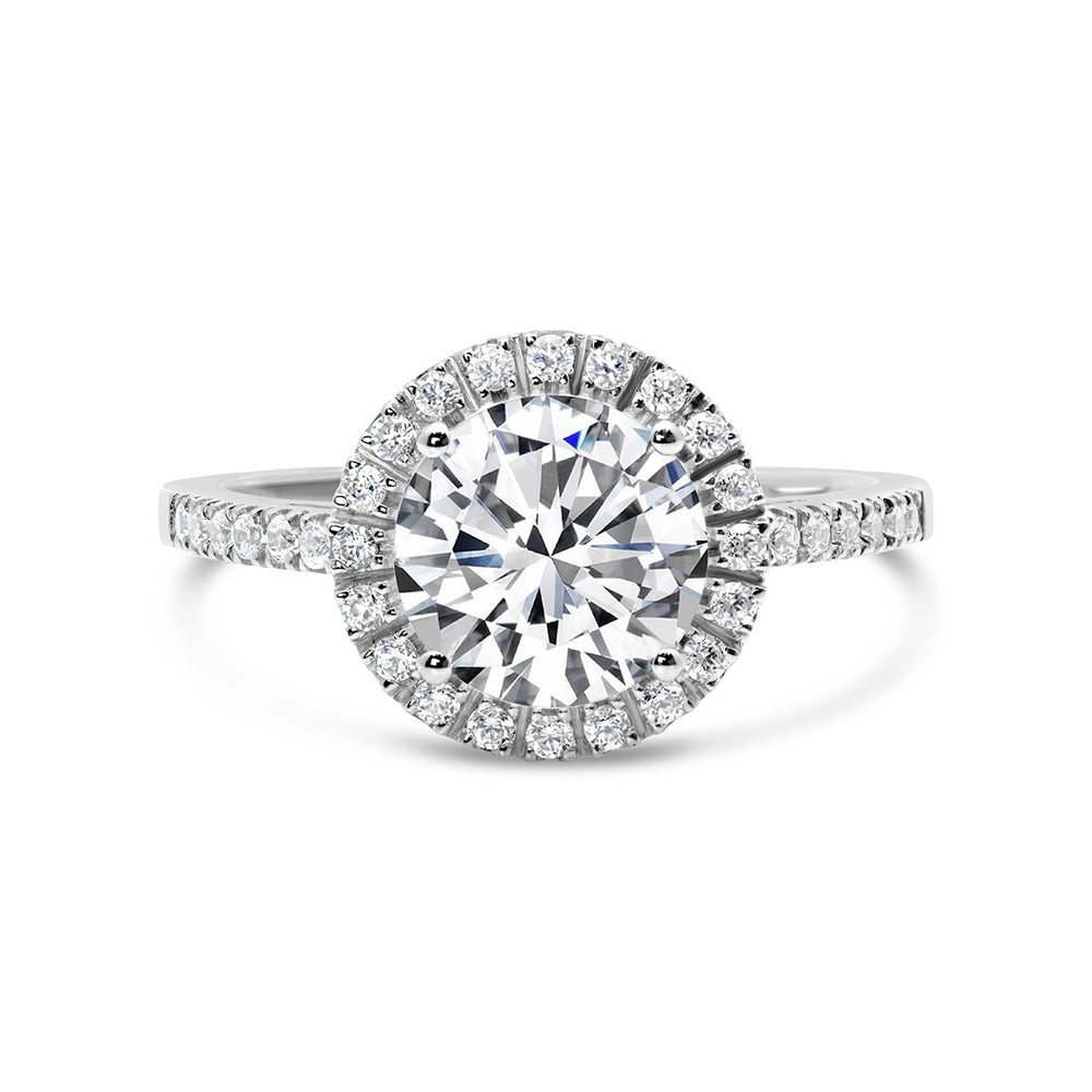 Diamond Halo Engagement Ring - The Diamond Guys
