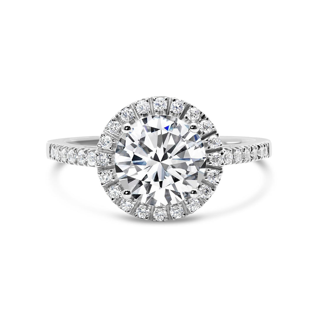 Diamond Halo Engagement Ring - The Diamond Guys