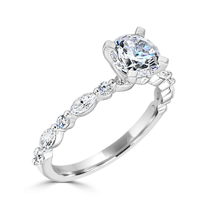 Vintage Inspired Classic Engagement Ring - The Diamond Guys