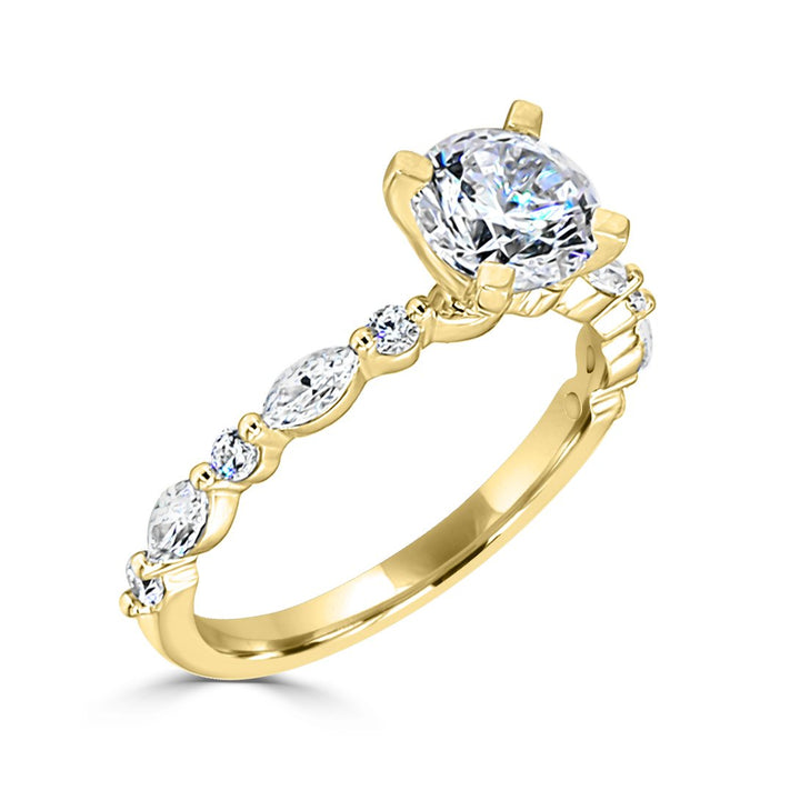 Vintage Inspired Classic Engagement Ring - The Diamond Guys