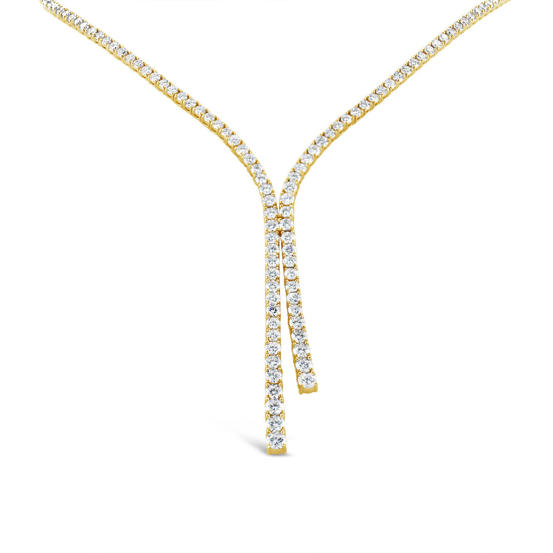 Lab Grown Diamond Lariat Necklace