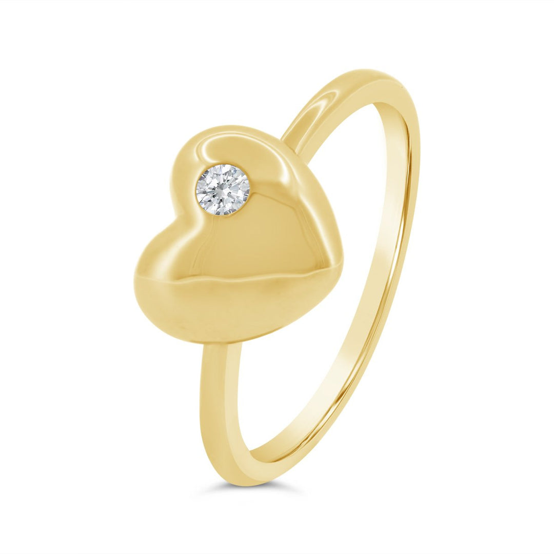 Fashion Heart Diamond Ring